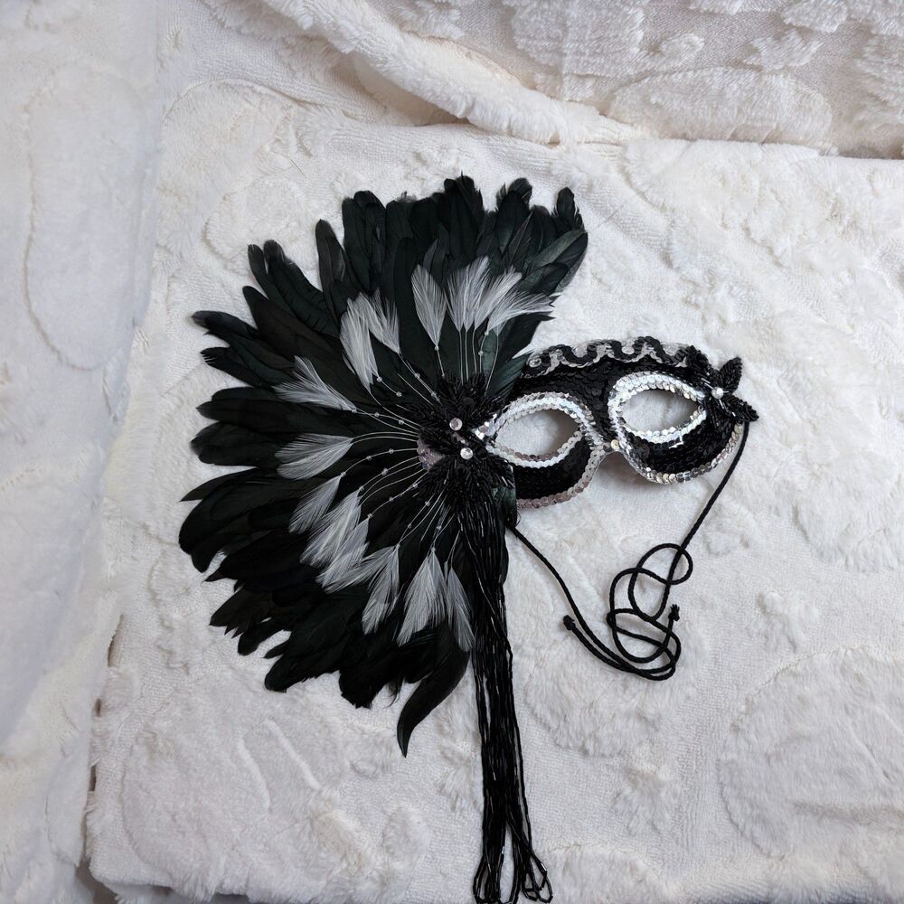 Handmade Designer Masquerade Mask| Gypsy Renaissance Wearable Art - Picture 5 of 14